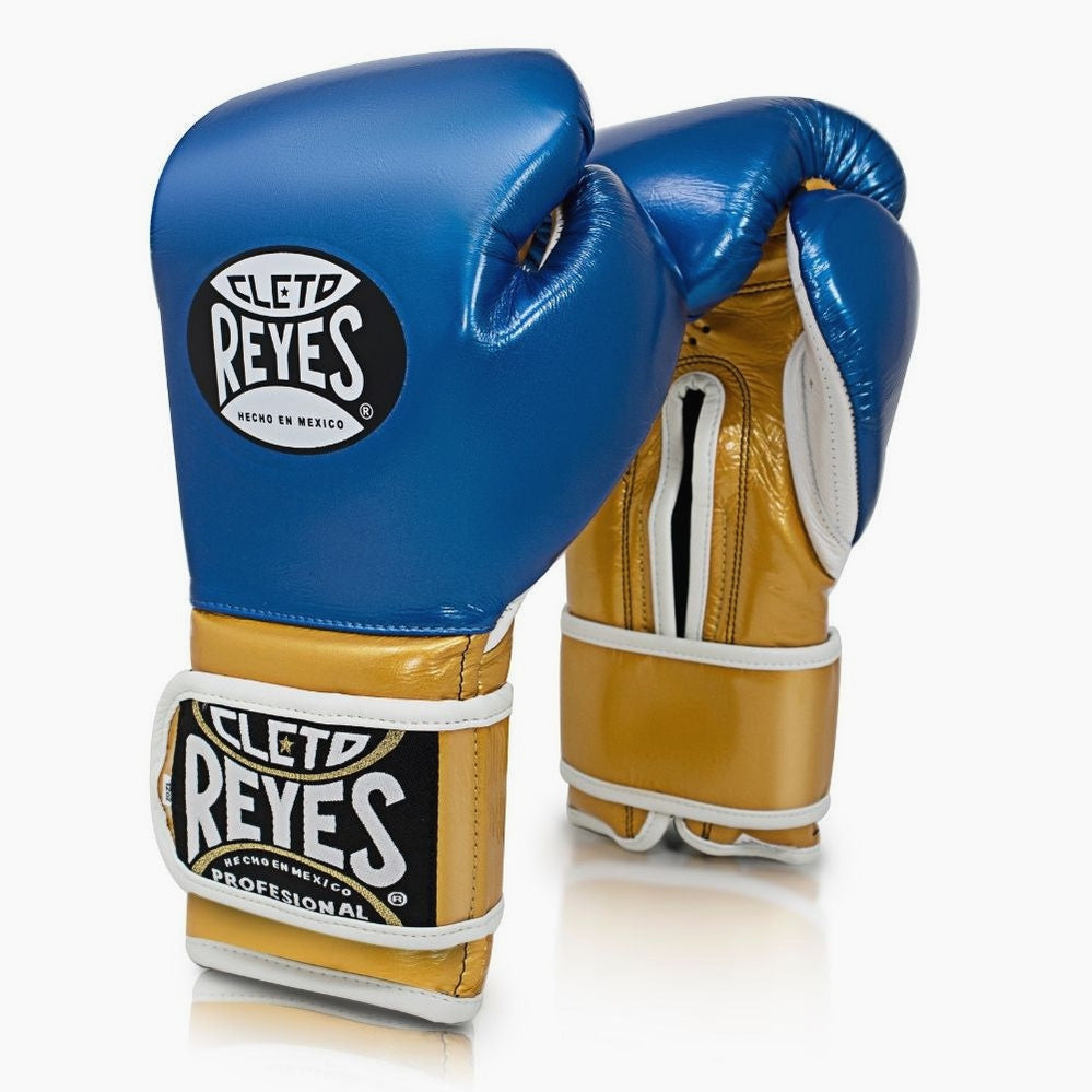 Boxhandschuhe Cleto Reyes Sparring CE6 Blau Sapphire Gold – Combat - CombatArena.de Arena