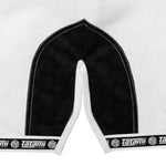 BJJ Gi Tatami Fightwear Estilo Black Label bianco-grigio