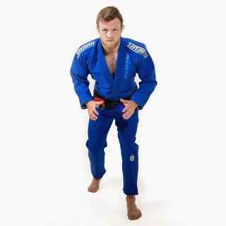 BJJ Gi Tatami Fightwear Estilo Black Label blu-grigio