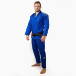 BJJ Gi Tatami Fightwear Estilo Black Label blu-grigio