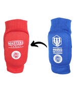 Gomitiere elasticizzate reversibili Masters WAKO rosso blu-Combat Arena