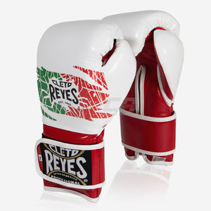 Guantoni Cleto Reyes Sparring CE6 Bianco-rosso Mexican-Combat Arena