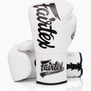 Guantoni Fairtex Glory BGLG1 Bianco con lacci