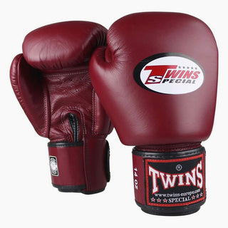 Muay Thai Handschuhe Twins Special BGVL3 Weinrot