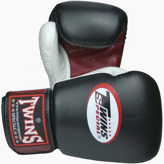 Guantoni Muay Thai Twins Special BGVL4 Rosso-nero-bianco