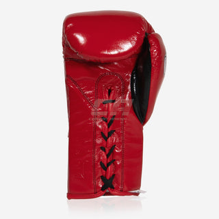 Boxhandschuhe Cleto Reyes Safetec CB4 Rot-schwarz mit Schnürsenkeln