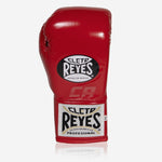 Boxhandschuhe Cleto Reyes Safetec CB4 Rot-schwarz mit Schnürsenkeln