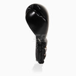 Boxhandschuhe Cleto Reyes Traditional Training CE4 Schwarz-silber mit Schnürsenkeln