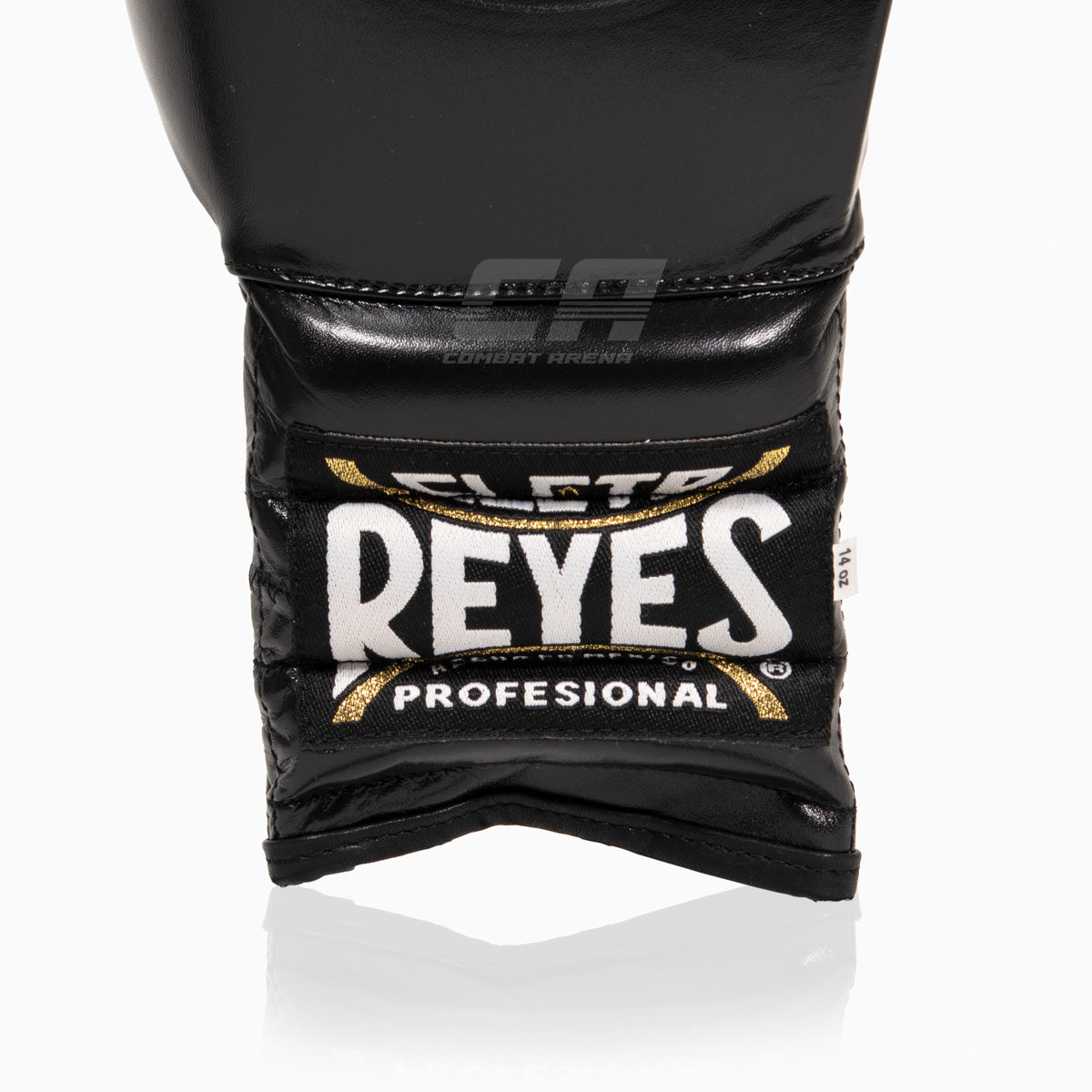 Boxhandschuhe Cleto Reyes Traditional Training CE4 Schwarz-silber mit Schnürsenkeln