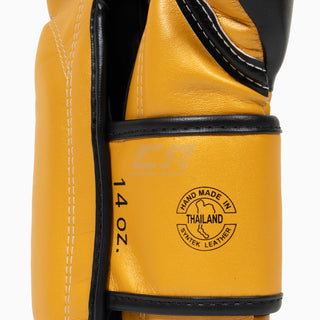 Muay Thai Handschuhe Fairtex Super Sparring BGV18 Schwarz-Gold