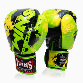 Muay Thai Handschuhe Twins Special FBGVL3 Candy Grün