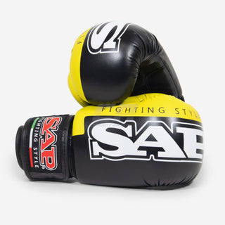 Boxhandschuhe Raptor SAP WAKO Schwarz-Gelb