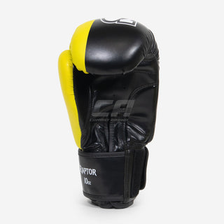 Boxhandschuhe Raptor SAP WAKO Schwarz-Gelb