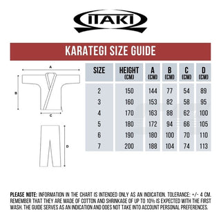 Karateanzug Itaki Ultimativ schwarz Art. 51