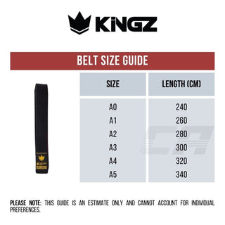 BJJ Gürtel Kingz Gold Label V2