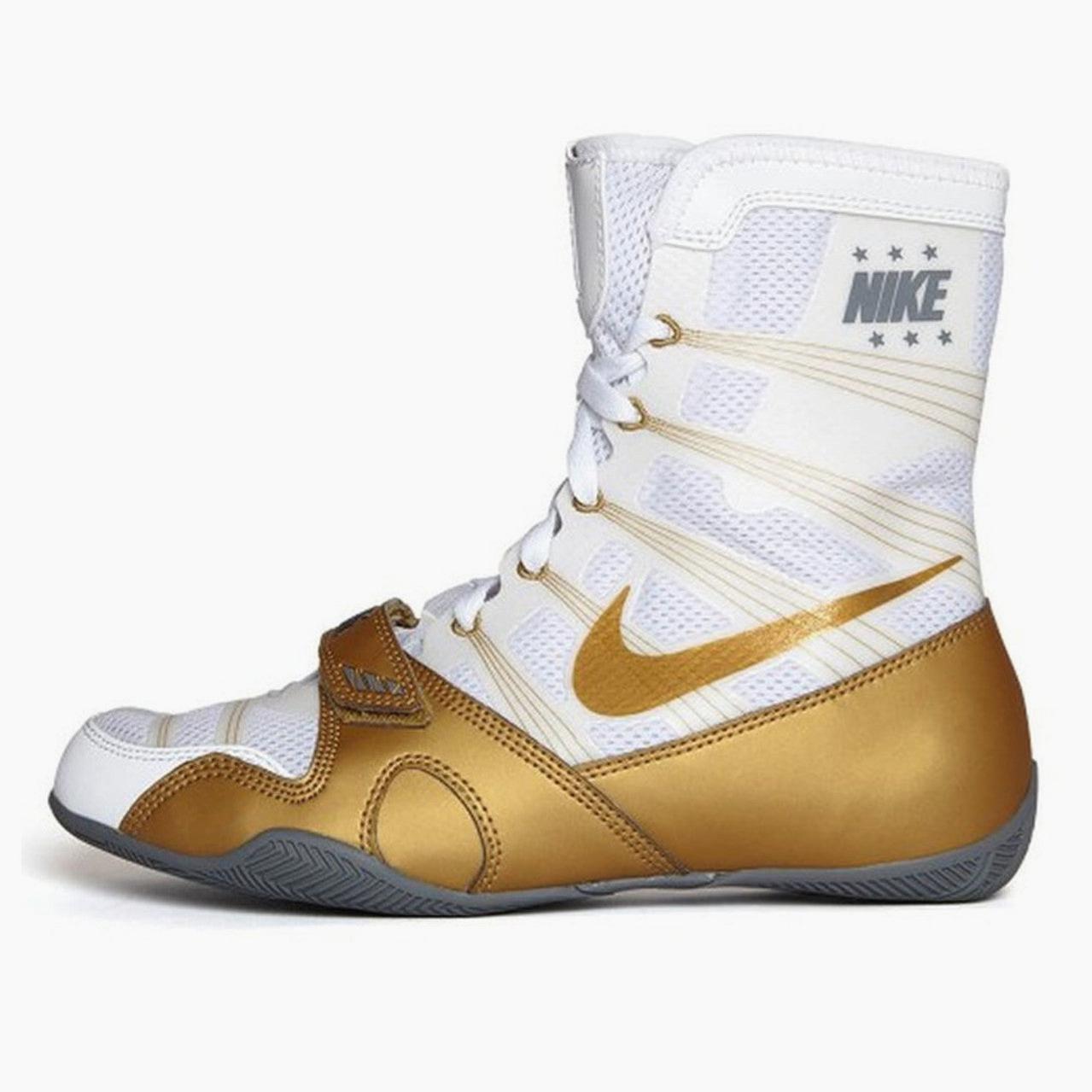 Scarpe da Boxe Nike Hyperko Bianco-Oro-Combat Arena