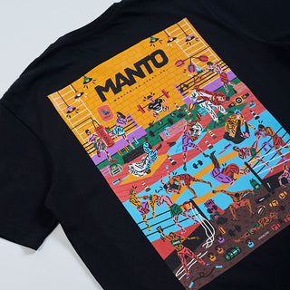 T-shirt Manto Gym 2.0 Nero-Combat Arena