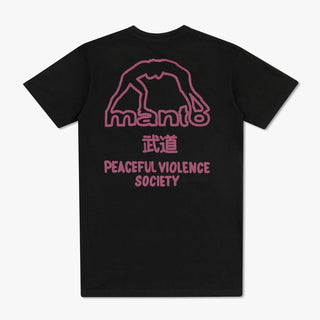 T-shirt Manto SOCIETY 25 Nero-Combat Arena