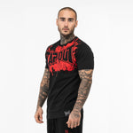 T-shirt Tapout Splashed Schwarz