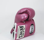 Boxing gloves Cleto Reyes Professional CB2 Pink with laces