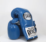 Boxing gloves Cleto Reyes Professional CB2 Blue with laces