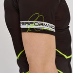 Rashguard a compressione Leone Revo Fluo AB927F-Combat Arena