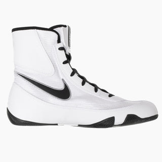 Scarpe da Boxe Nike Machomai Bianco-Nero-Combat Arena